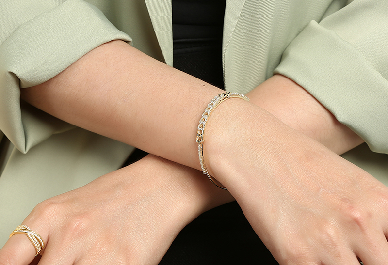 V&ograve;ng tay mắt x&iacute;ch gh&eacute;p nối đ&iacute;nh đ&aacute;